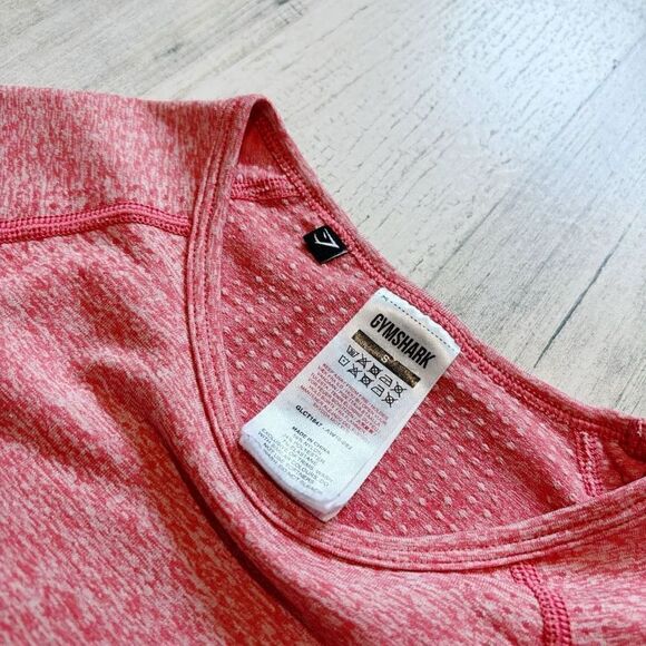 GYMSHARK VITAL SEAMLESS 2.0 LONG SLEEVE CROP TOP SIZE S - Picture 2 of 3